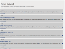 Tablet Screenshot of pavelkohout.blogspot.com