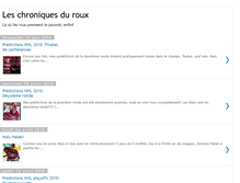 Tablet Screenshot of chroniquesduroux.blogspot.com