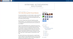 Desktop Screenshot of outstandingsitecore.blogspot.com