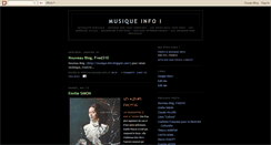 Desktop Screenshot of fred310-musique-info.blogspot.com