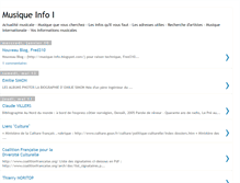 Tablet Screenshot of fred310-musique-info.blogspot.com