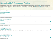 Tablet Screenshot of becomingldsconversionstories.blogspot.com