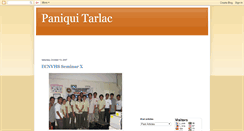 Desktop Screenshot of paniquitarlac.blogspot.com