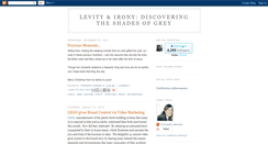 Desktop Screenshot of levityandirony.blogspot.com