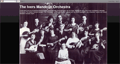 Desktop Screenshot of iversmandolinorchestra.blogspot.com