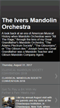 Mobile Screenshot of iversmandolinorchestra.blogspot.com