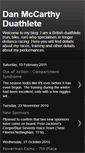 Mobile Screenshot of danmccarthyduathlete.blogspot.com