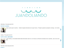 Tablet Screenshot of juandoliando.blogspot.com