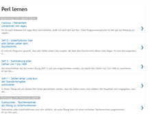 Tablet Screenshot of perl-lernen.blogspot.com