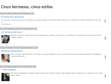Tablet Screenshot of cincohermanoscincoestilos.blogspot.com