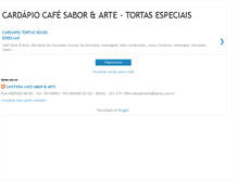 Tablet Screenshot of cafesaborarte-confeitaria.blogspot.com