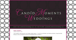 Desktop Screenshot of candidmomentsweddings.blogspot.com