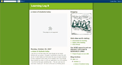 Desktop Screenshot of learninglogb.blogspot.com