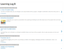 Tablet Screenshot of learninglogb.blogspot.com