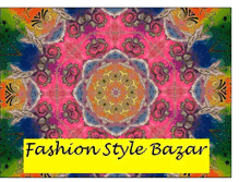 Tablet Screenshot of fashionstylebazar.blogspot.com