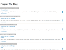 Tablet Screenshot of fingertheblog.blogspot.com