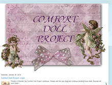 Tablet Screenshot of comfortdolls.blogspot.com