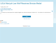 Tablet Screenshot of ltcolwarryckwolfwithvalor.blogspot.com
