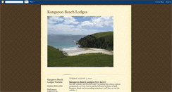 Desktop Screenshot of kangaroobeachlodges.blogspot.com