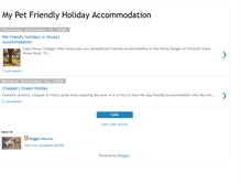 Tablet Screenshot of my-pet-friendly-holiday-accommodation.blogspot.com