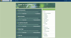 Desktop Screenshot of comerencompostela.blogspot.com