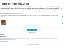 Tablet Screenshot of hotelcentralmazatlan.blogspot.com