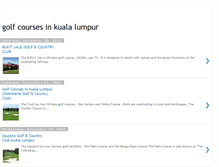 Tablet Screenshot of golfcoursesinkualalumpur.blogspot.com