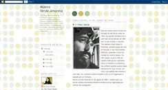 Desktop Screenshot of musicaverdeamarela.blogspot.com