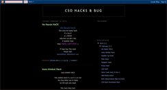 Desktop Screenshot of cso-hack-bug.blogspot.com