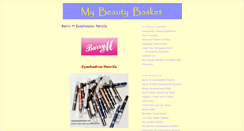 Desktop Screenshot of mybeautybasket.blogspot.com