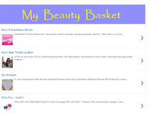 Tablet Screenshot of mybeautybasket.blogspot.com