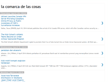 Tablet Screenshot of lacomarcadelascosas.blogspot.com