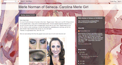 Desktop Screenshot of carolinamerlegirl.blogspot.com