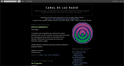 Desktop Screenshot of canaldeluzradio.blogspot.com