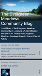Mobile Screenshot of evergreenmeadows.blogspot.com
