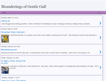 Tablet Screenshot of gentlegull.blogspot.com