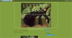 Desktop Screenshot of lletresenbloc.blogspot.com