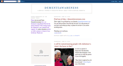 Desktop Screenshot of dementiawareness.blogspot.com
