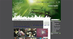 Desktop Screenshot of manik-asyikin.blogspot.com