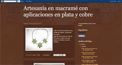 Desktop Screenshot of ade-artesaniamacrameplata.blogspot.com