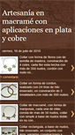 Mobile Screenshot of ade-artesaniamacrameplata.blogspot.com