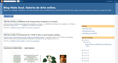 Desktop Screenshot of galeriahieloazul.blogspot.com