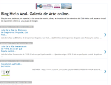 Tablet Screenshot of galeriahieloazul.blogspot.com