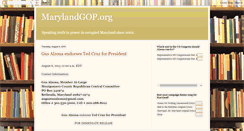 Desktop Screenshot of marylandgop.blogspot.com