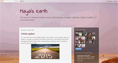 Desktop Screenshot of mayasearth.blogspot.com