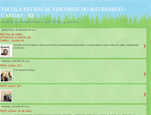 Tablet Screenshot of escolaviscondedoriobranco.blogspot.com