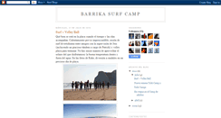 Desktop Screenshot of barrikasurfcamp.blogspot.com