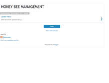 Tablet Screenshot of honeybeemanagement.blogspot.com