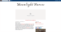 Desktop Screenshot of moonlight-horses.blogspot.com