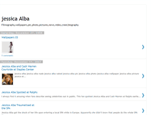 Tablet Screenshot of jessica-alba-wallpapers.blogspot.com